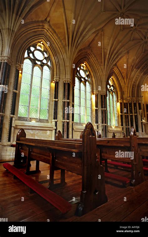 Kylemore Abbey Chapel Interior Stock Photo Alamy