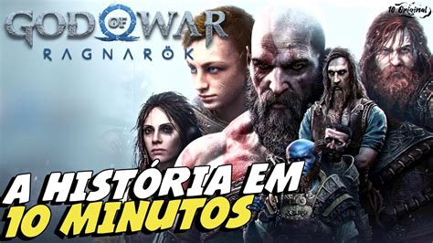 A História Completa De God of War Ragnarok em 10 Minutos PARTE 1