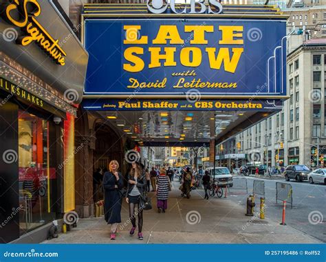 Ed Sullivan Theater On Broadway Editorial Photo Image Of America