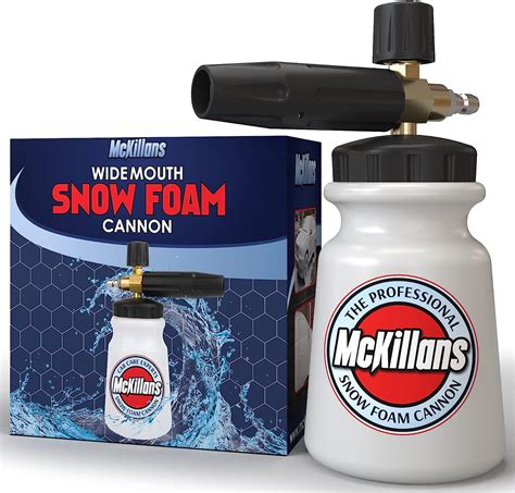 Mckillans Car Wash Foam Cannon For Pressure Washer Wide Mouth Foam