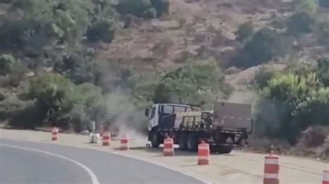 Camión Presentó Fuga De ácido Clorhídrico Tránsito Entre Nogales Y