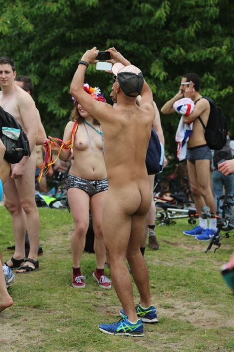 Thumbs Pro Teamwnbr World Naked Bike Ride Bristol UK 2016 To See