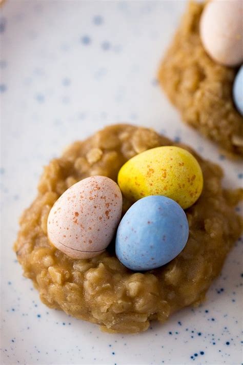 No Bake Peanut Butter Nest Cookies Easter Bird S Nest Cookies