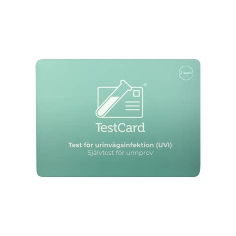 Testcard Digitalt Test För Urinvägsinfektion Intimvård Hjälpmedel