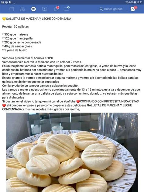 Galletas De Maizena Y Leche Condensada Receta De Galletas De Az Car