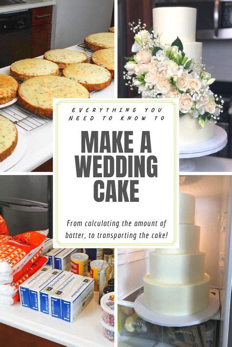 How To Make Your Own Wedding Cake Chelsweets How To Make Wedding Cake Wedding Cake Recipe