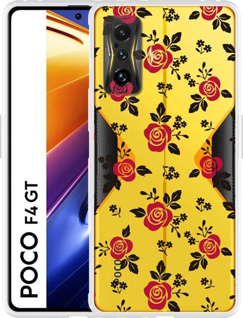 Xiaomi Poco F4 GT Hoesje Roses Designed By Cazy Bol