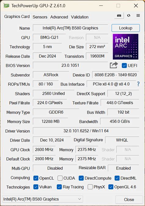 Asrock Arc B Steel Legend Un Style L Gendaire Pour Les Grands