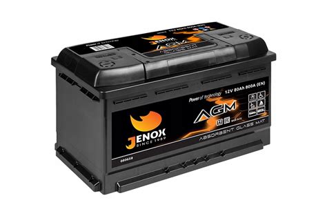 Akumulator Jenox AGM Start Stop 12V 80Ah 760A R080658S za 633 zł z