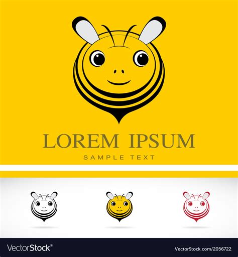 Bee Royalty Free Vector Image Vectorstock