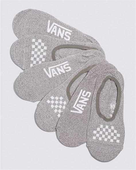 Classic Canoodle Sock 3 Pack In Grey Heather White Vans Canada