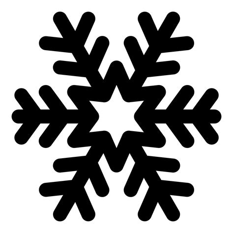 copo de nieve vector navidad icono logo nieve, estilo de esquema 16281262 Vector en Vecteezy