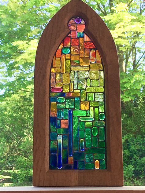 Small Stained Glass Mosaic Arch Siobhan Allen