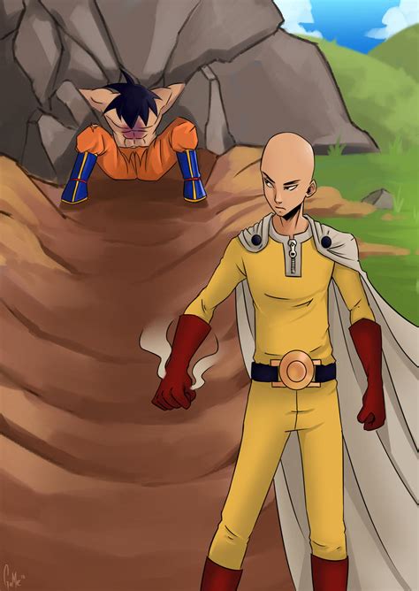 Saitama Vs Goku By Gameshield On Deviantart