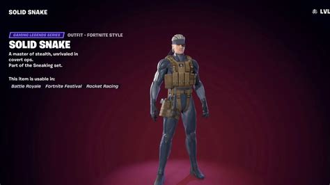 Come Ottenere Solid Snake In Fortnite Gamingdeputy Italy