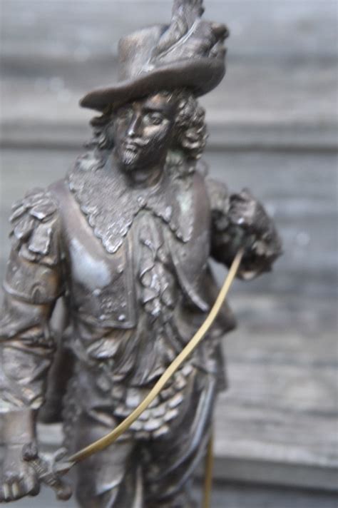 Antique Fictional Character Don Juan Sculpture Heavy 215 H Name