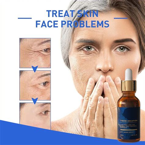 Face In A Bottle With Vitamin C And E Stock Solution Facial Aging