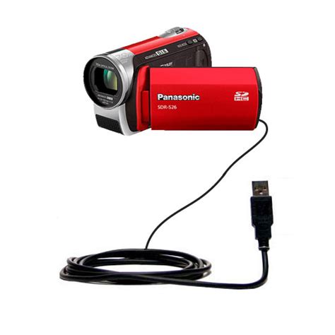 Classic Straight Usb Cable Suitable For The Panasonic Sdr S Video Camera With Power Hot Sync