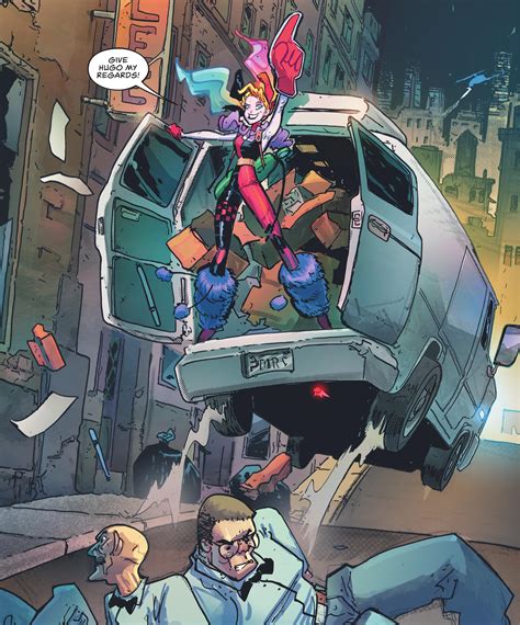 Comic Excerpt Riley Rossmo Art From Harley Quinn Scrolller