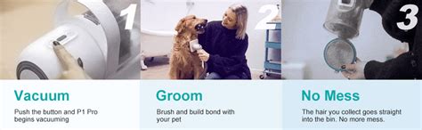 Amazon.com: neabot P1 Pro Pet Grooming Kit & Vacuum Suction 99% Pet ...