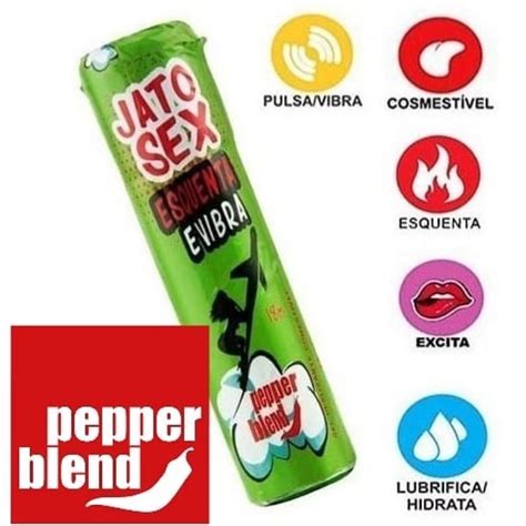 Gel Comestível Jato Sex Esquenta E Vibra 18ml Pepper Blend Distribuidora Hot Flowers