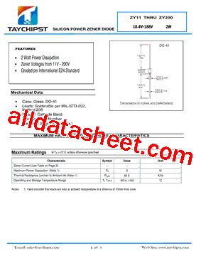 Zy Datasheet Pdf Shenzhen Taychipst Electronic Co Ltd