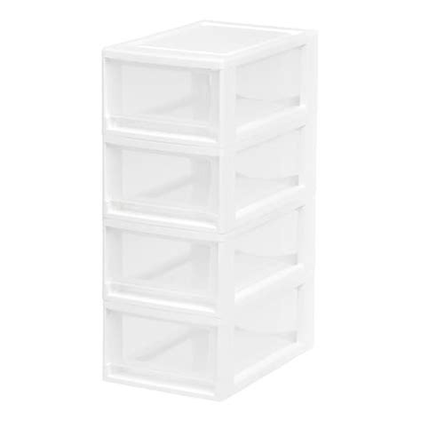 Iris® Clear Small Stacking Drawer 4ct Michaels Plastic Storage