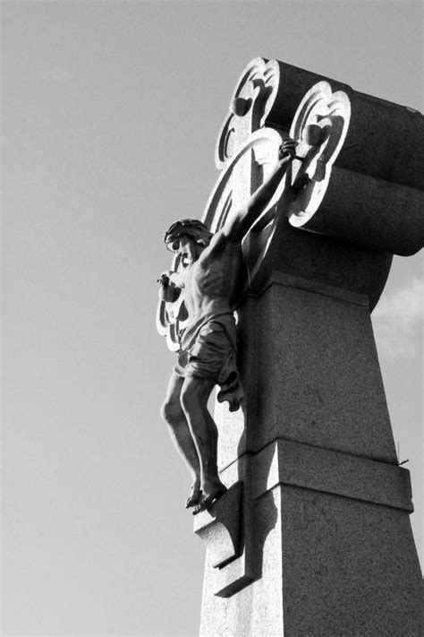 Free Images Man Black And White Monument Statue Symbol Christian