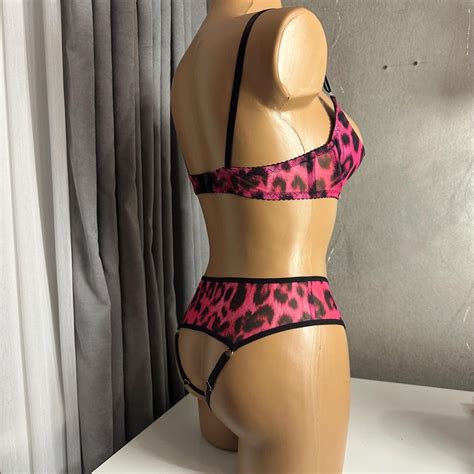 Open Crotched Lingerie Cupless Bra Lingerie Shelf Bra Open With Support Set Open Crotched Bikini