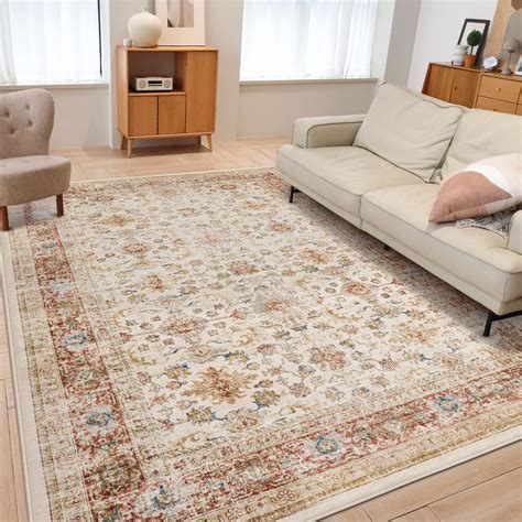 Area Rug Living Room Rugs X Machine Washable Large Carpet For