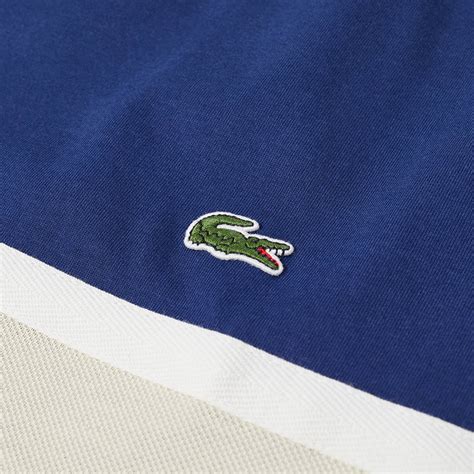 Lacoste Colour Block T Shirt Navy Natural END US