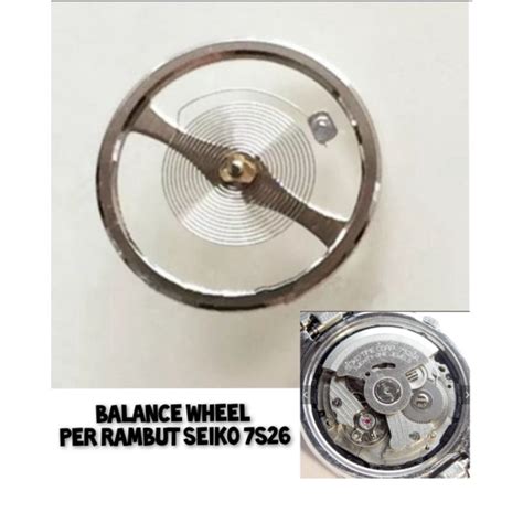 Jual Balance Wheel Spring Seiko 7S26 Per Rambut Jam Tangan Seiko Mesin