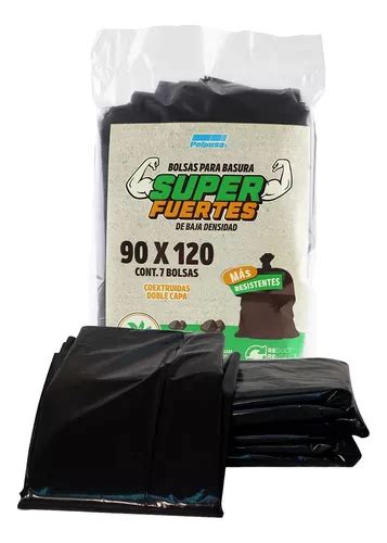 Bolsa P Basura Super Fuertes 90 X 120 25 Paq X 7 Pz Envío gratis