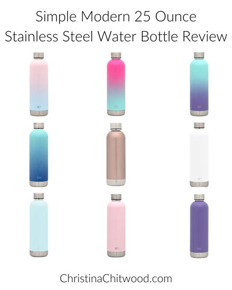 Simple Modern 25 Ounce Stainless Steel Water Bottle Review