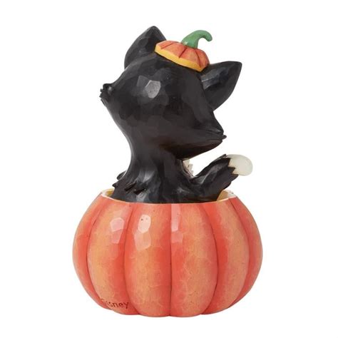 Pinocchio Disney Traditions Figaro In Jack O Lantern Mini Figurine Jim