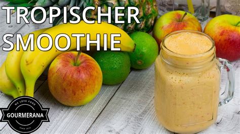 Rezept Fruchtiger Ananas Smoothie Stop Motion Animation YouTube