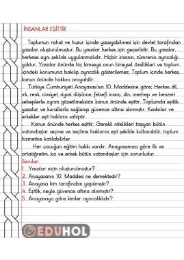 S N F Nsan Haklar Nsanl Eduhol Etkinlik Ndir Oyun Oyna