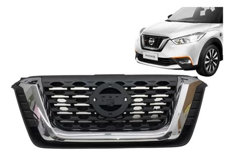 Grade Frontal Nissan Kicks Cromada Frete Gr Tis