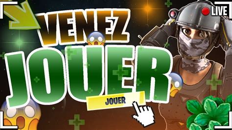 LIVE FORTNITE ON JOUE CHILL Venez Jouer Avec Nous YouTube