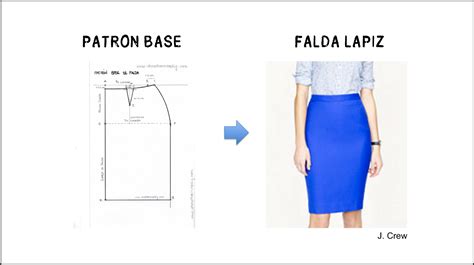 Aprender A Coser Faldas Parte 2 Modificar El Patrón Para Hacer Faldas Rectas Oh Mother Mine