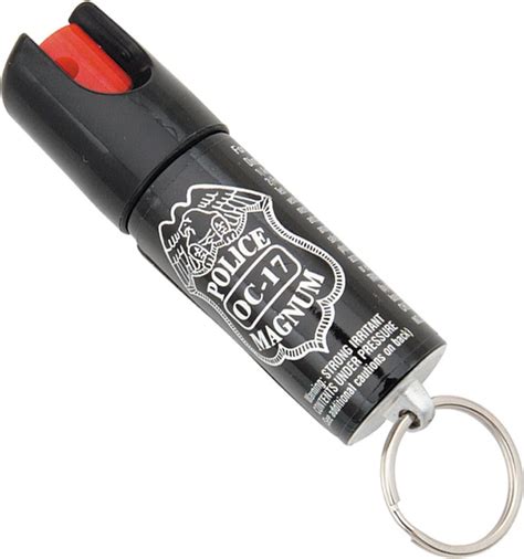 Police Magnum Keychain Pepper Spray Devil Dog Depot