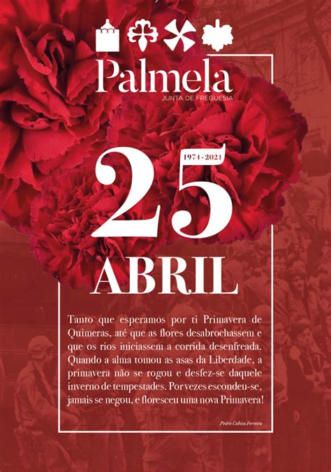 Comemora Es Do De Abril Junta De Freguesia De Palmela