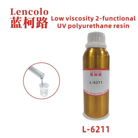 L 6211 Low Viscosity 2 Functional UV Polyurethane Resin UV Resin UV