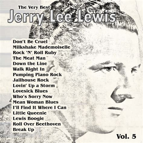 The Very Best Jerry Lee Lewis Vol 5 Compilation By Jerry Lee Lewis