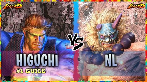 SF6 Higuchi Ranked 1 Guile Vs NL Akuma High Level Gameplay