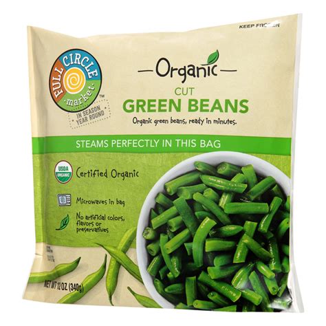 Full Circle Organic Steam In Bag Cut Green Beans Hy Vee Aisles Online Grocery Shopping