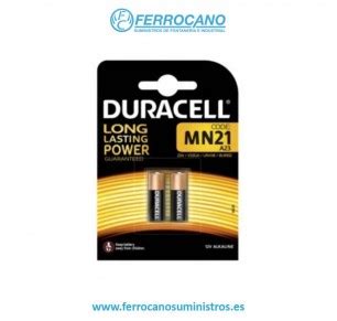 PILA ALCALINA DURACELL MN21 12V 2 UDS