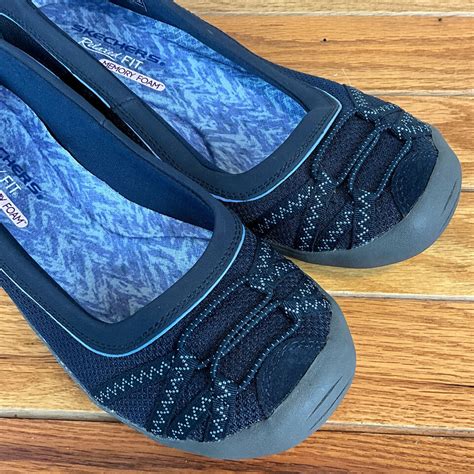 Skechers Women’s Relaxed Fit Air Cooled Memoryfoam Navy Blue Sz 8 Slip On Ebay