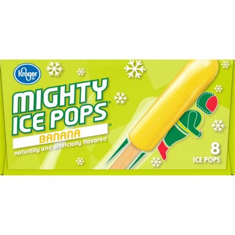 Kroger® Banana Mighty Ice Pops 8 Ct Frys Food Stores