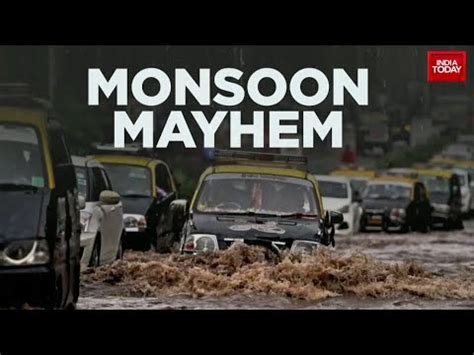 Monsoon Mayhem Heavy Rains Lash Financial Capital Mumbai Record 300